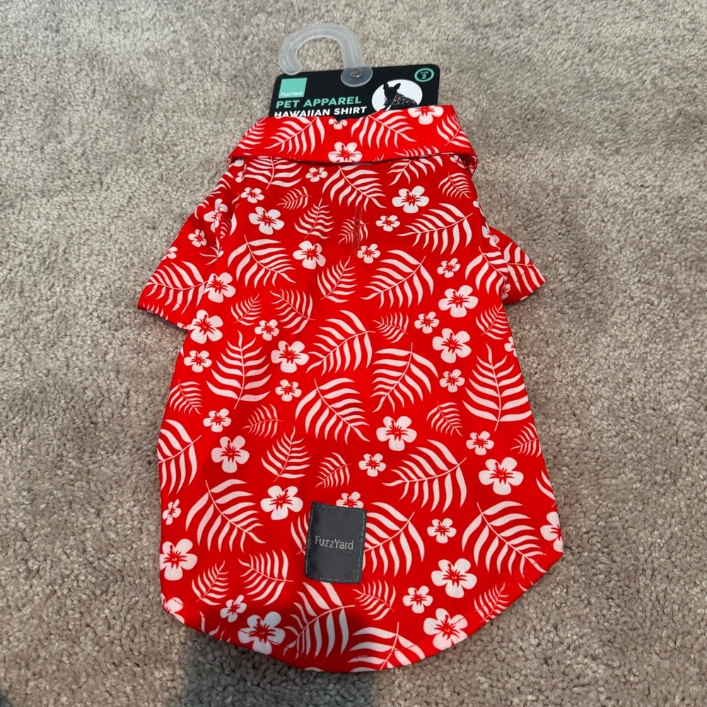 NWT FuzzYard Hawaiian Dog Shirt